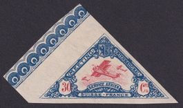 Flugspende Vignette 1925.3A U Flugmeeting Genf ungezähnt *