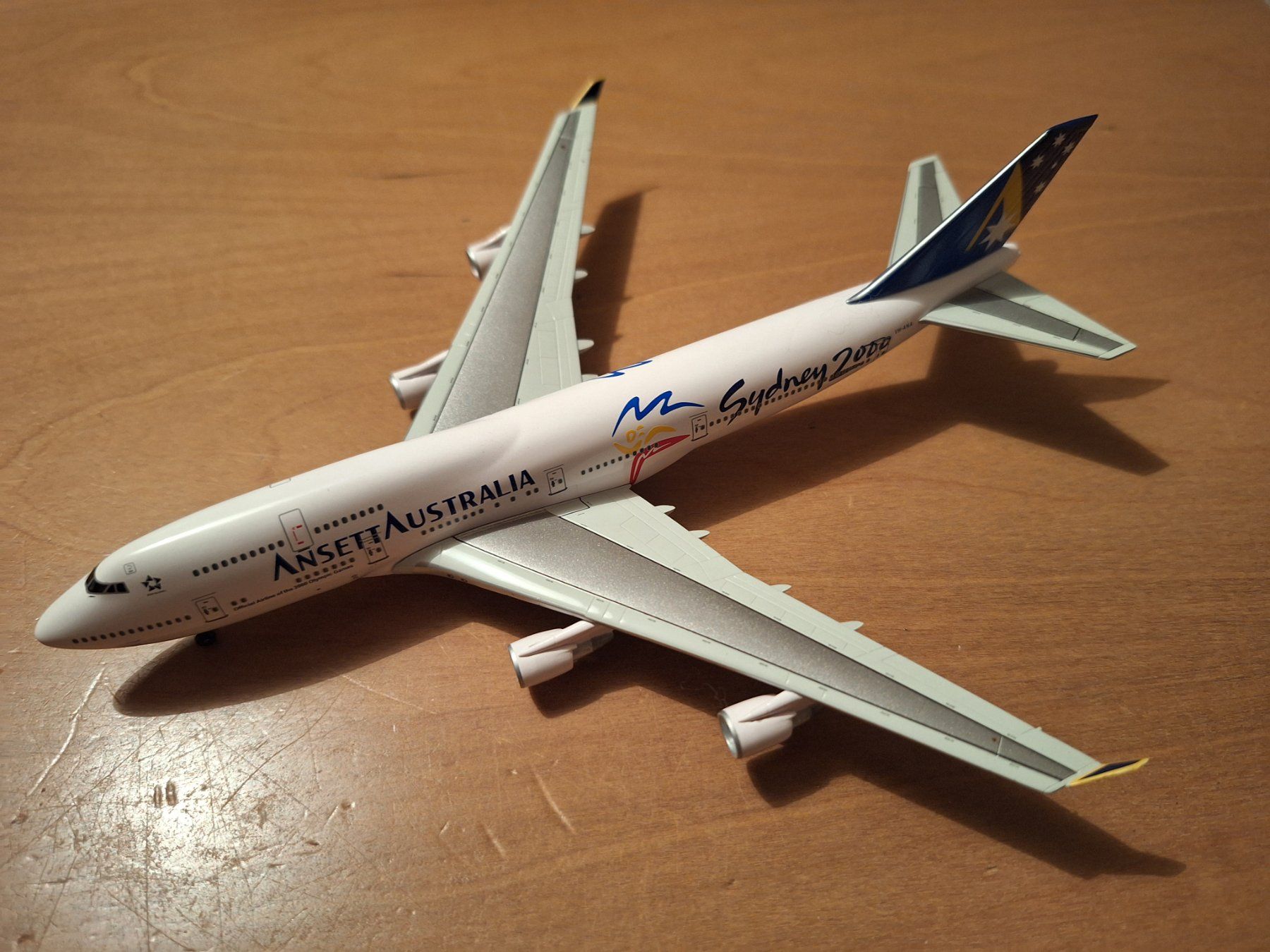Boeing Kit di modellismo & Modellini statici: Ansett Australia B747-400 1:400 – Usato da Sargans venduto da nicsam1815 1
