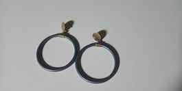 Antike Ohrringe Ohrstecker 800 Silber vergoldet