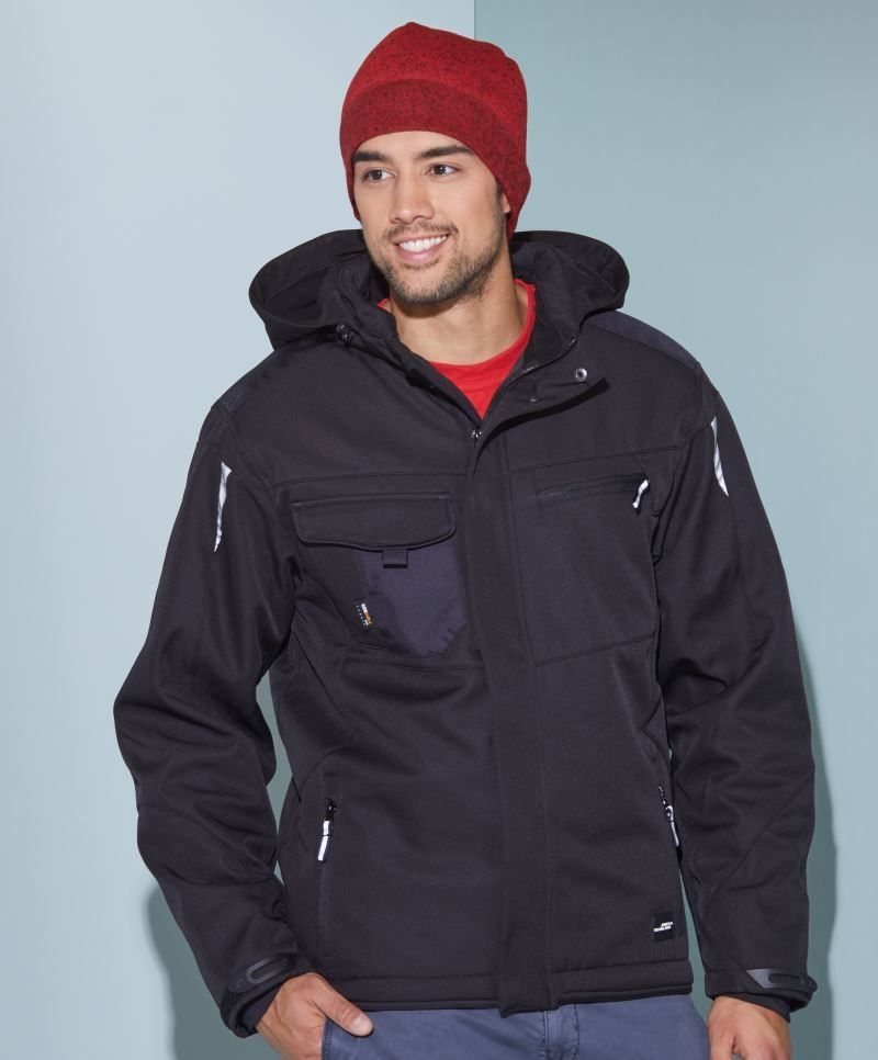 Giacche: James & Nicholson Wintersoftshelljacke, Gr. XL – Nuovo e nell'imballaggio originale da Münchenbuchsee venduto da Monali 1
