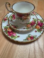 Royal Albert Old Country Roses 3-teiliges Set - neuwertig