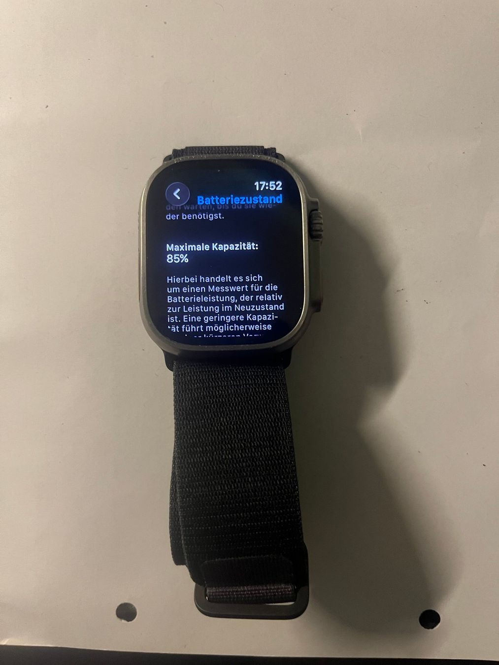 Apple Smartwatch: Apple Watch Ultra – Usato da Hubersdorf venduto da Gewonnen 3
