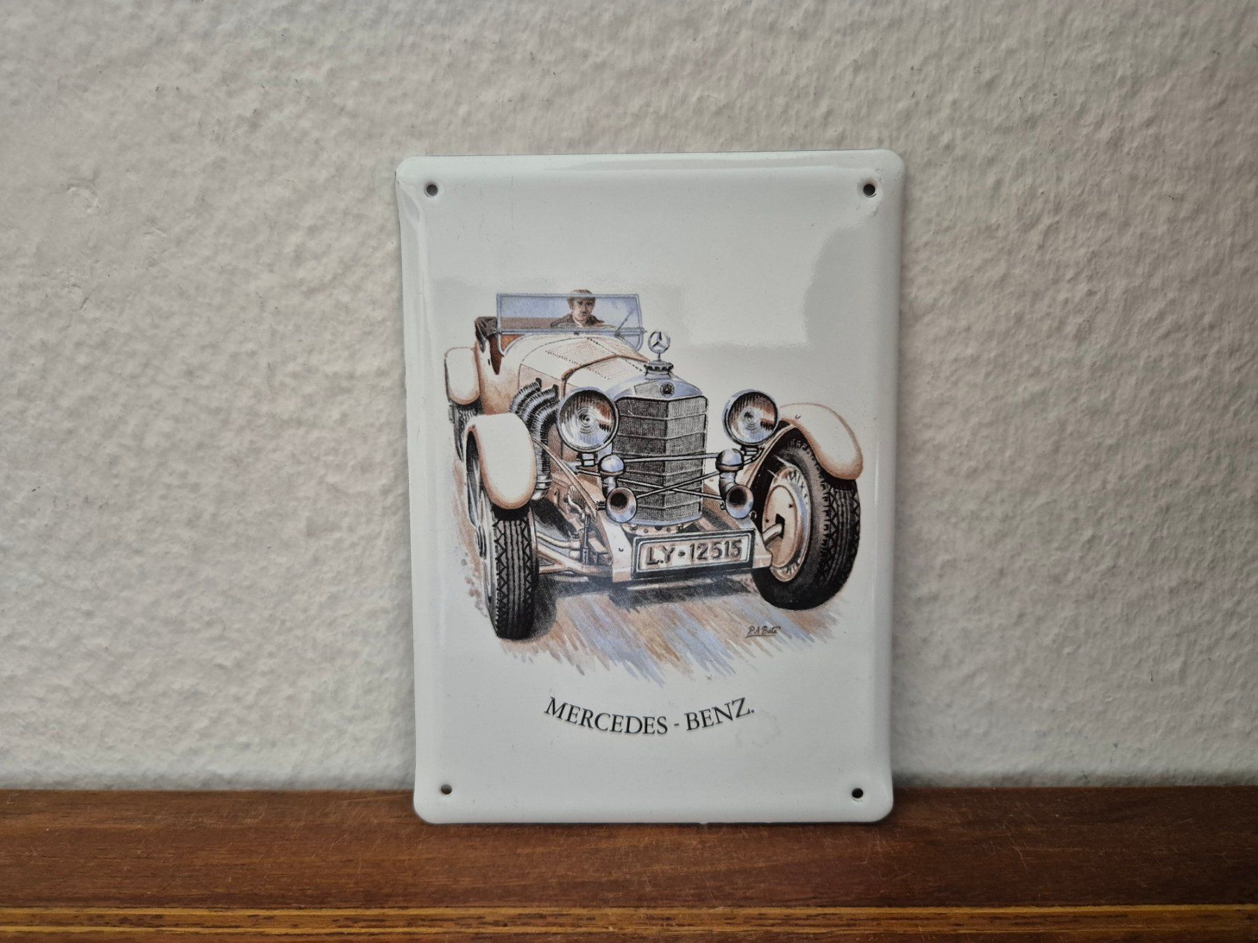 Schilder: Emailschild Mercedes Benz Oldtimer Logo Emaille Schild Retro – Neu (gemäss Beschreibung) aus Schaffhausen von pfanis09