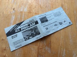 Anleitung R.C. Pro Am NES (Deutsch)