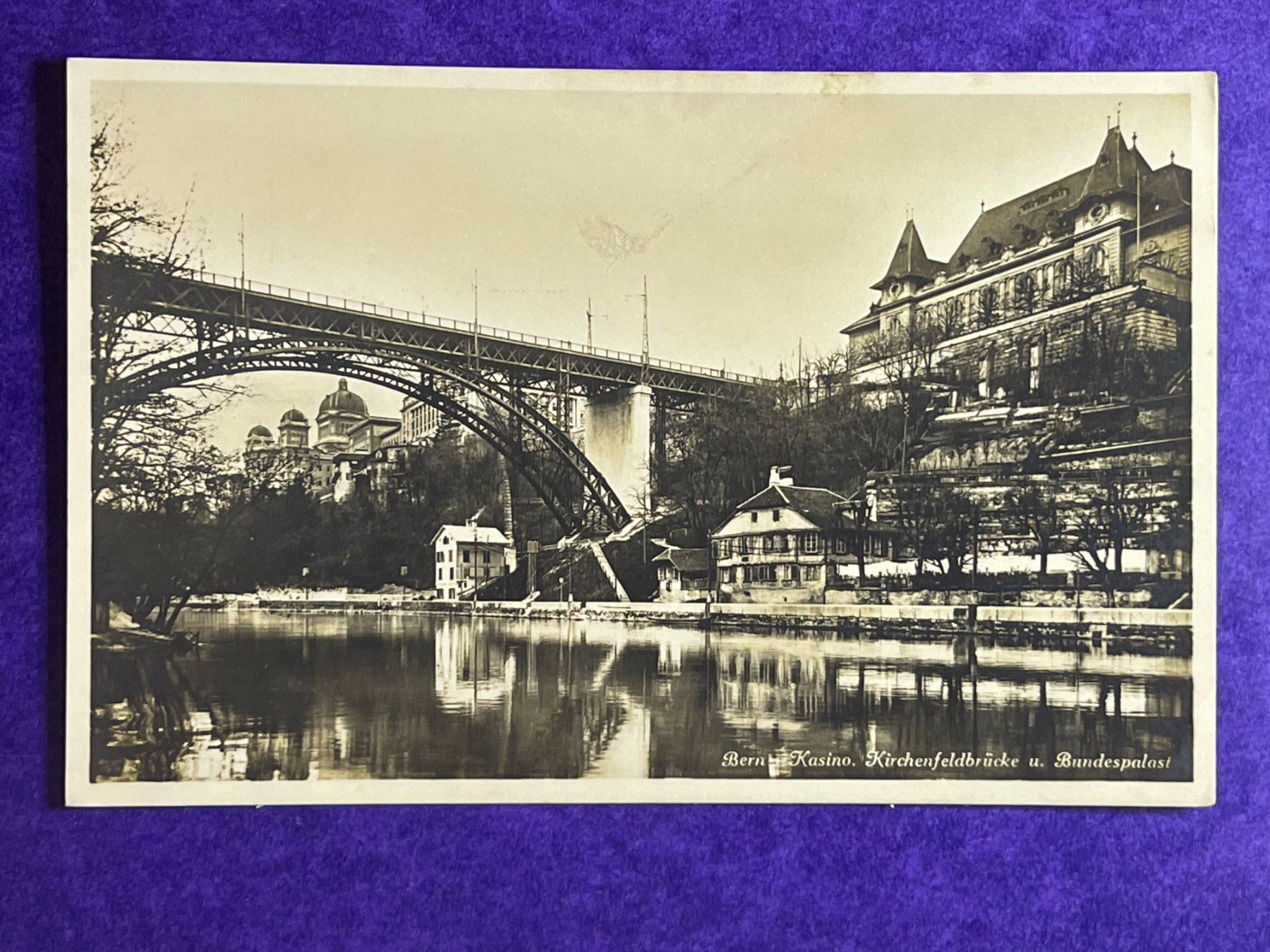 Ansichtskarten: Bern - Kasino - Kirchenfeldbrücke – Gebraucht aus Steg VS von danwer74