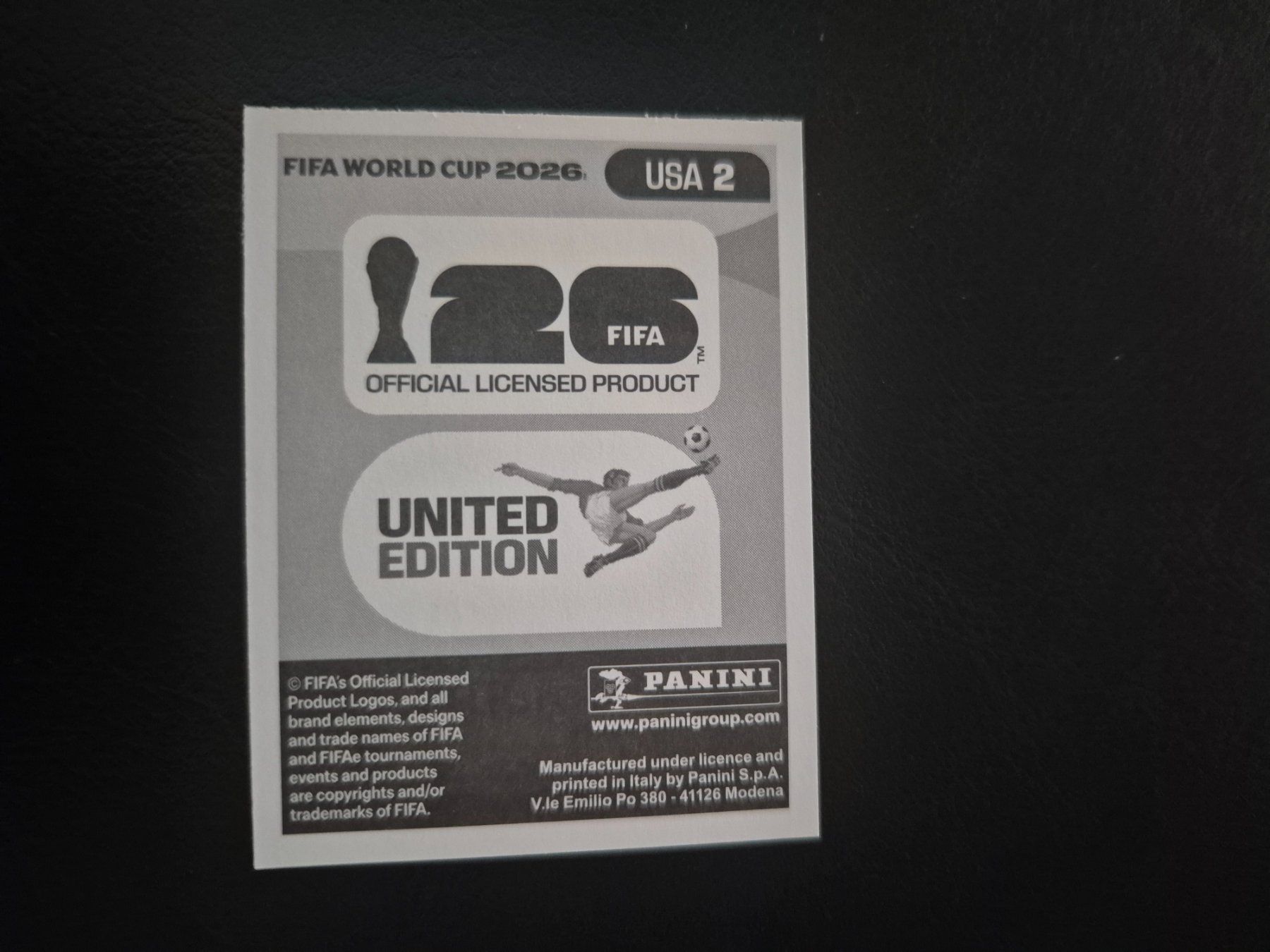 Panini Sammelbilder & Trading cards: Panini WM 26 USA 2 – Neu (gemäss Beschreibung) aus Rorschacherberg von AJ3108 1