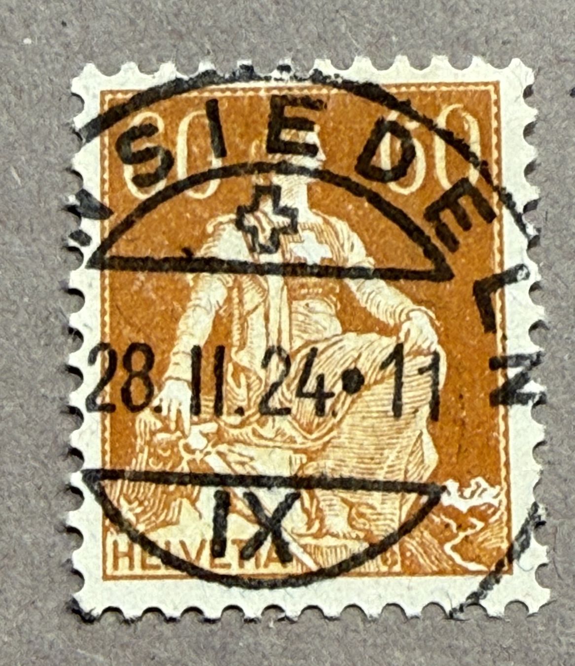 Tutti i francobolli: 176 Helv.Schwert Vollstempel Einsiedeln – Usato da Steinhausen venduto da yukon26