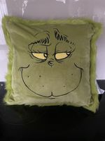 Grinch Pillow! Cute Christmas Decoration, Green & Fluffy NEW