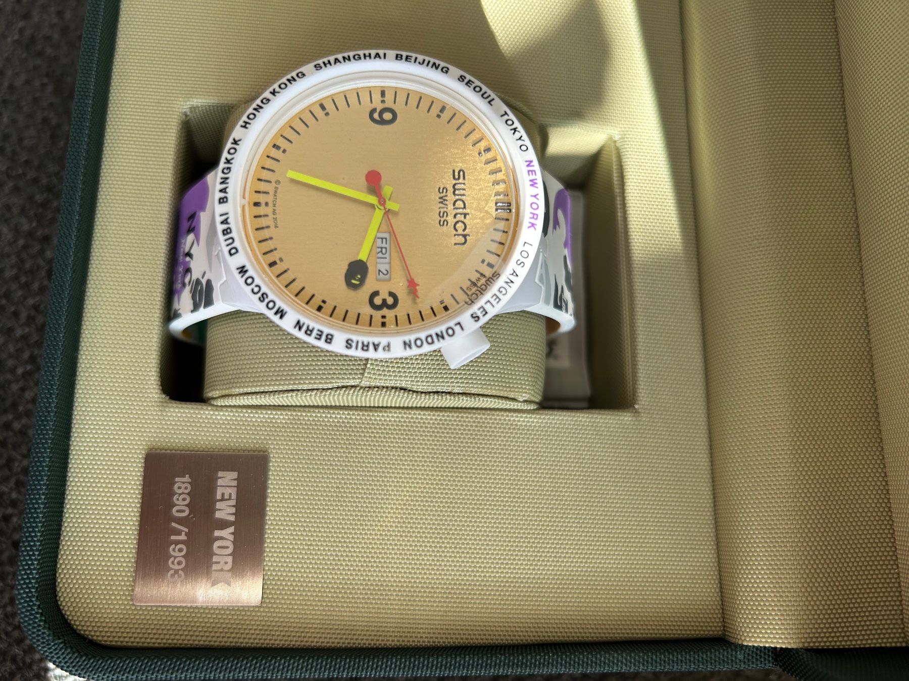 Swatch Orologi: swatch x A Bathing Ape NYC (limitied edition) – Usato da Zürich venduto da Noemi.noemi___ 2