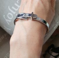 Bracelet jonc "Ceinture" en argent 925