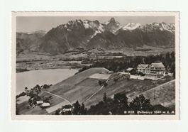 AK Haltenegg ob Thun, Hotel Pension, gelaufen 1950