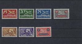 Flugpost 1923 3à9 Einzel **