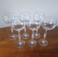 6 edle Kristall Gläser ,Theresienthal