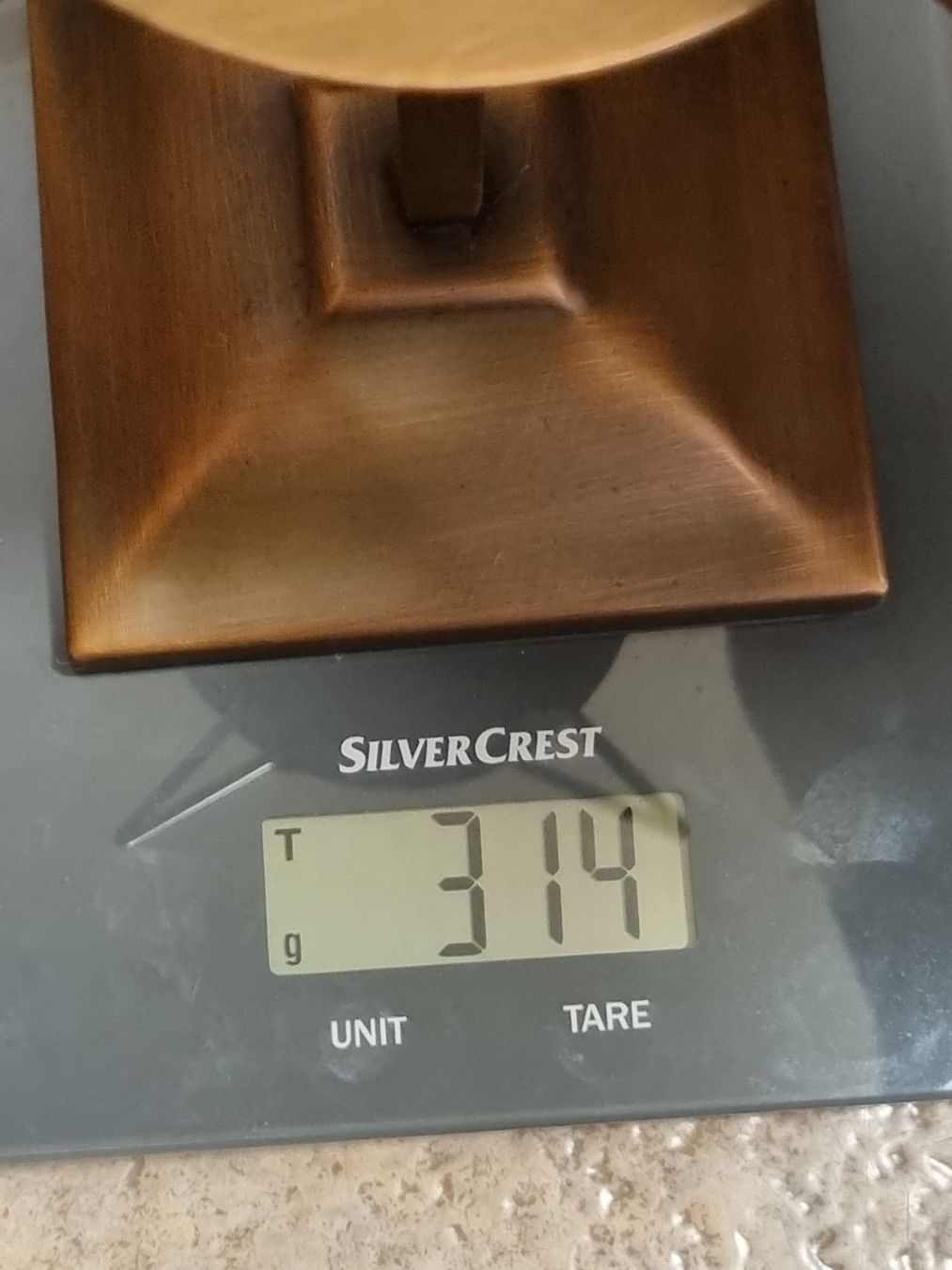 Portacandele: Kupferfarbener Metall Teelicht Halter Design – Usato da Scharnachtal venduto da devin03 5
