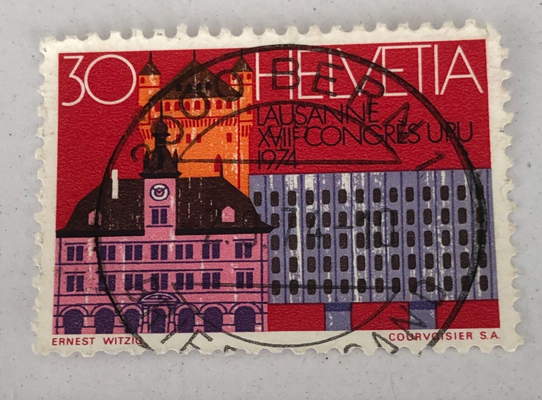 Alle Briefmarken: CH Briefmarken mit Gestempelt    – Gebraucht aus Aarau von Billa007