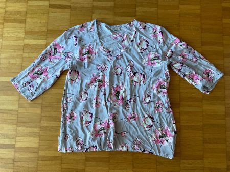 Masai Tunika Blumenmuster XL