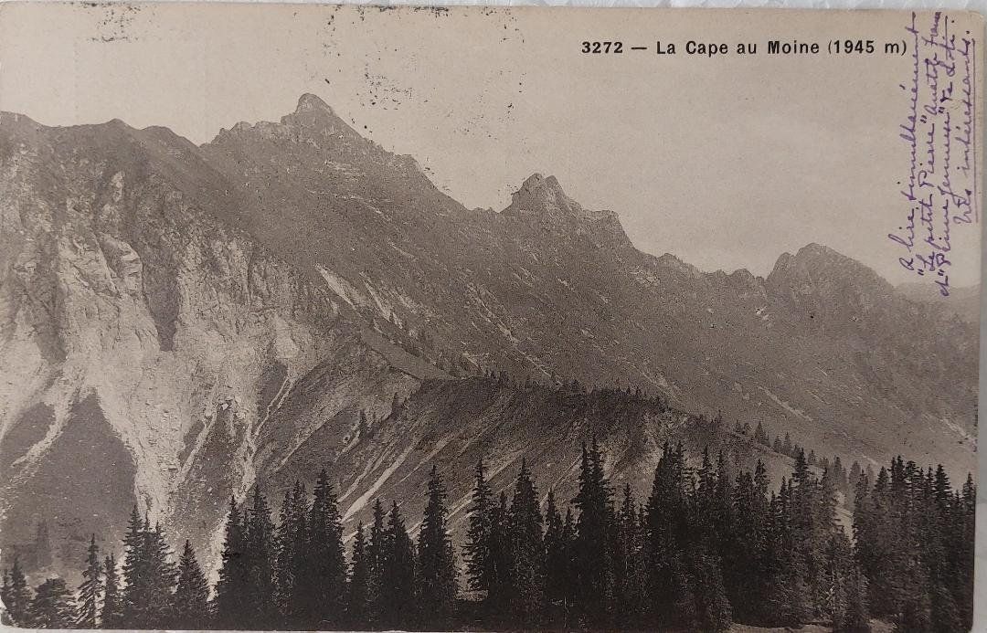 Cartoline postali: La Cape au Moine - 1920 – Usato da Delémont venduto da Domdom1