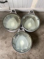 3 BAG Turgi Industrie Lampen 50er 60er Jahre