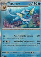 TCG POKEMON 151 MEW 134/165 VAPOREON  Italiano 2023 HOLO
