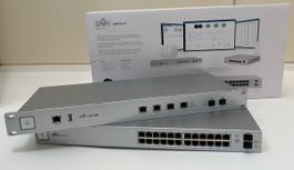Unifi-Gateway USG-PRO-4 und Unifi-Switch US-24; 19“