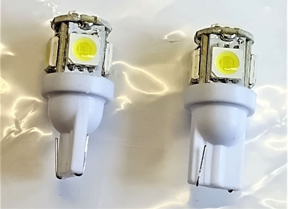 2 LED Standlicht T10 W5W (5 leds pro Standlicht)