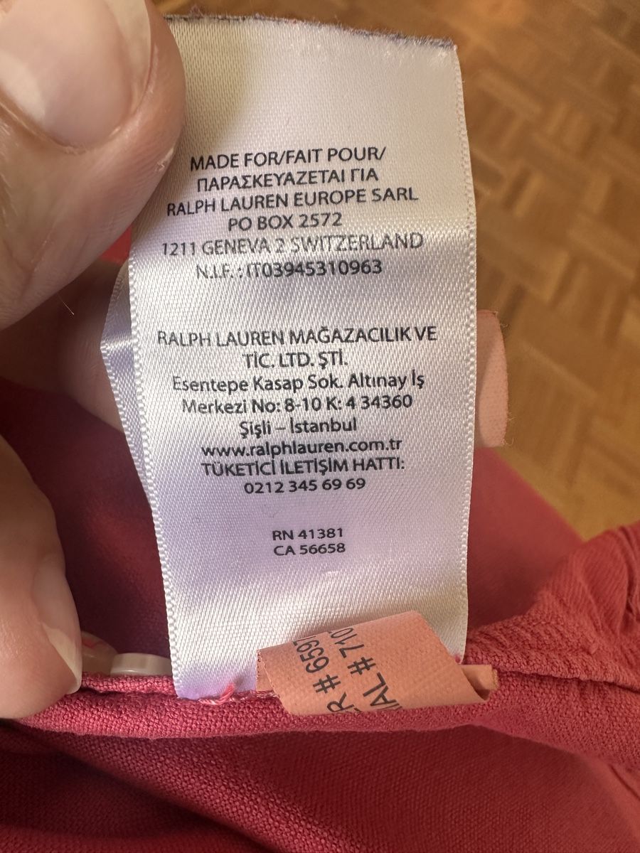 Ralph Lauren Camicie: Ralph Lauren Hemd Classic Fit rot Grösse L – Usato da Baden venduto da Marytumby 6