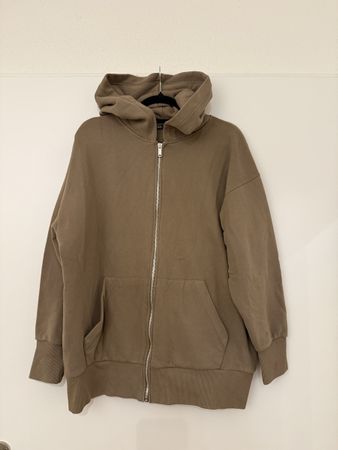 Zara Hoodie mit Reissverschluss braun-lila zwetschge