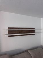 Wandregal Weiss / Holzoptik 151 cm