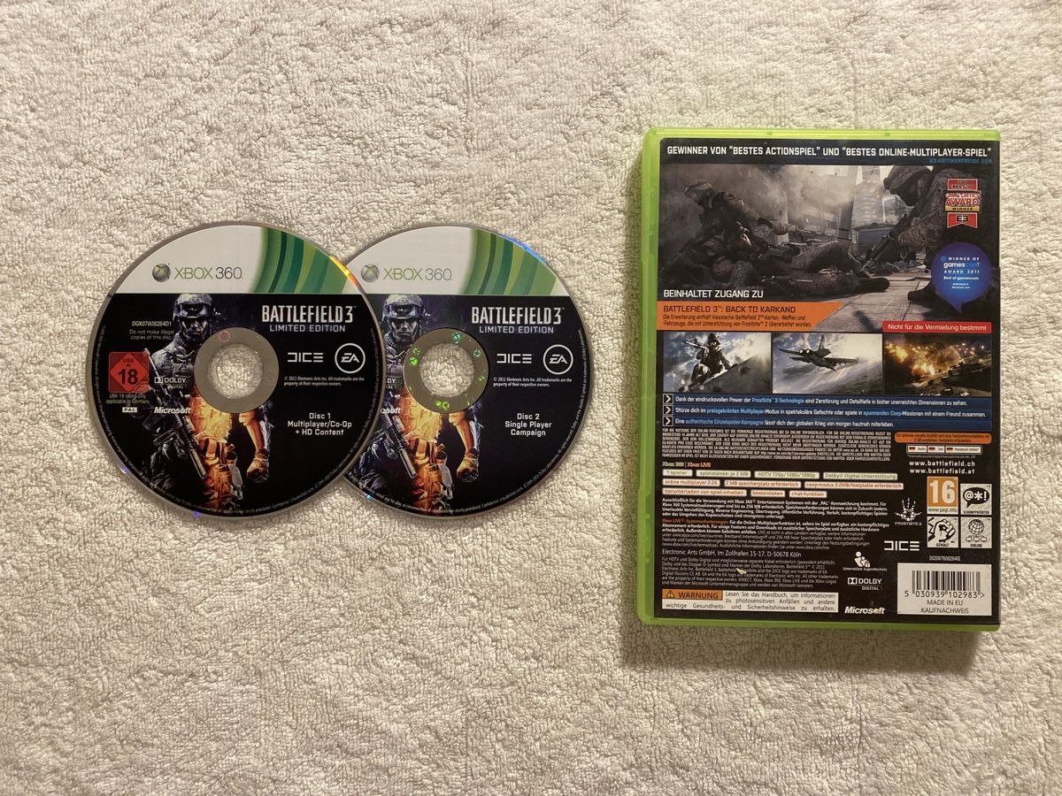 Microsoft Giochi: Battlefield 3 Limited Edition XBOX 360 – Usato da Reichenbach i. K. venduto da Daniel840 1