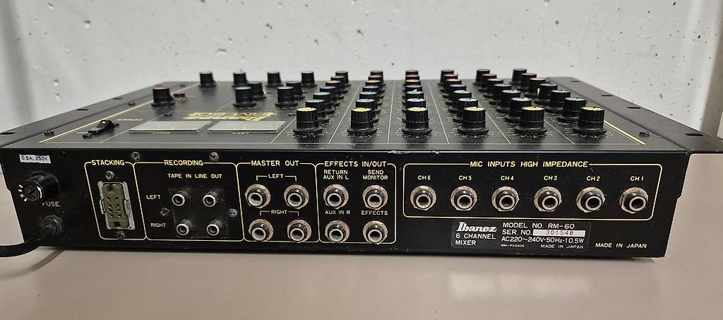 Ibanez Console di mixaggio: Ibanez RM60 Mischpult 6-Kanal – Usato da Zug venduto da storsi 1