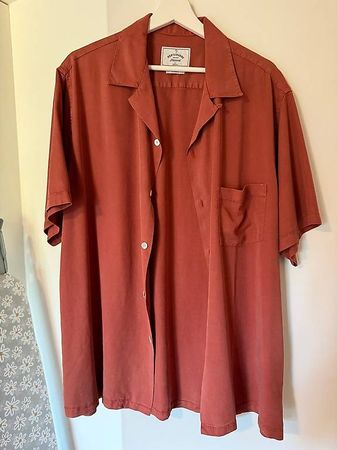 Chemise Portuguese Flannel  100 % Tencel  Terracotta  XL