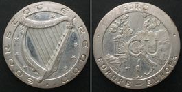 IRLAND Ecu o.J. (1992) Silber PP