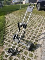 Golf Trolley klappbar silber schwarz guter Zustand
