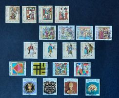 4-6-1 Timbres Pro Patria oblitérés ET des années 1988 à 1992