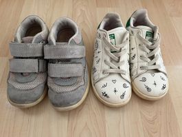 Set Kinderschuhe Sneakers Superfit, Adidas Stan Smith Gr.25
