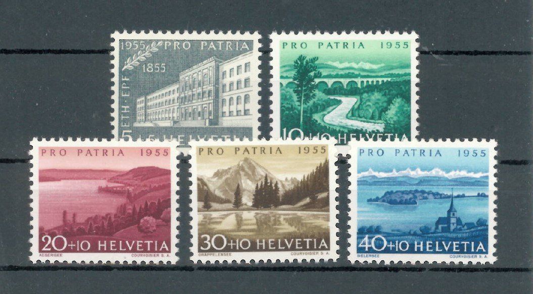 Tutti i francobolli: PP 1955, B71 - 75, postfrisch ** – Nuovo (secondo la descrizione) da Lupfig venduto da lubor