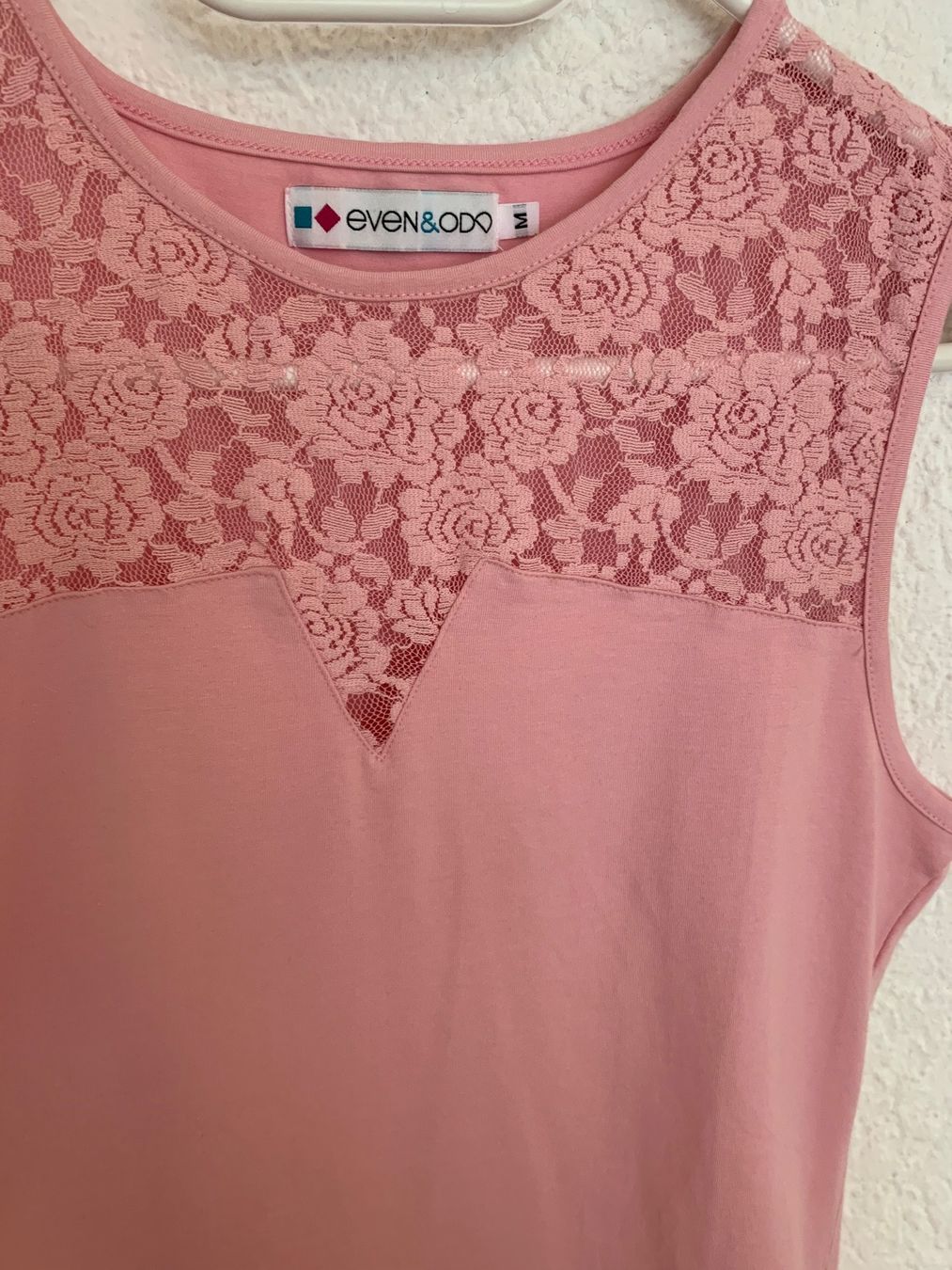 Top: Even & Odd Top rosa Spitze Gr. S / M – Usato da Fislisbach venduto da KolibriSecondhand 2