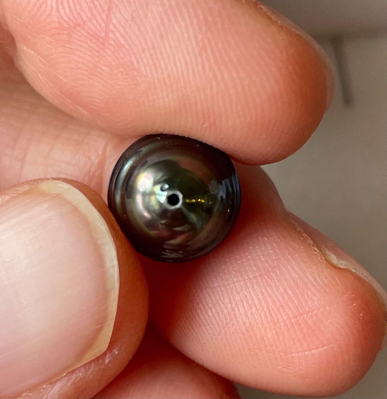 Perle (finte): Tahitiperle 9.6x11 mm – Nuovo (secondo la descrizione) da Bern venduto da Steinfieber 9