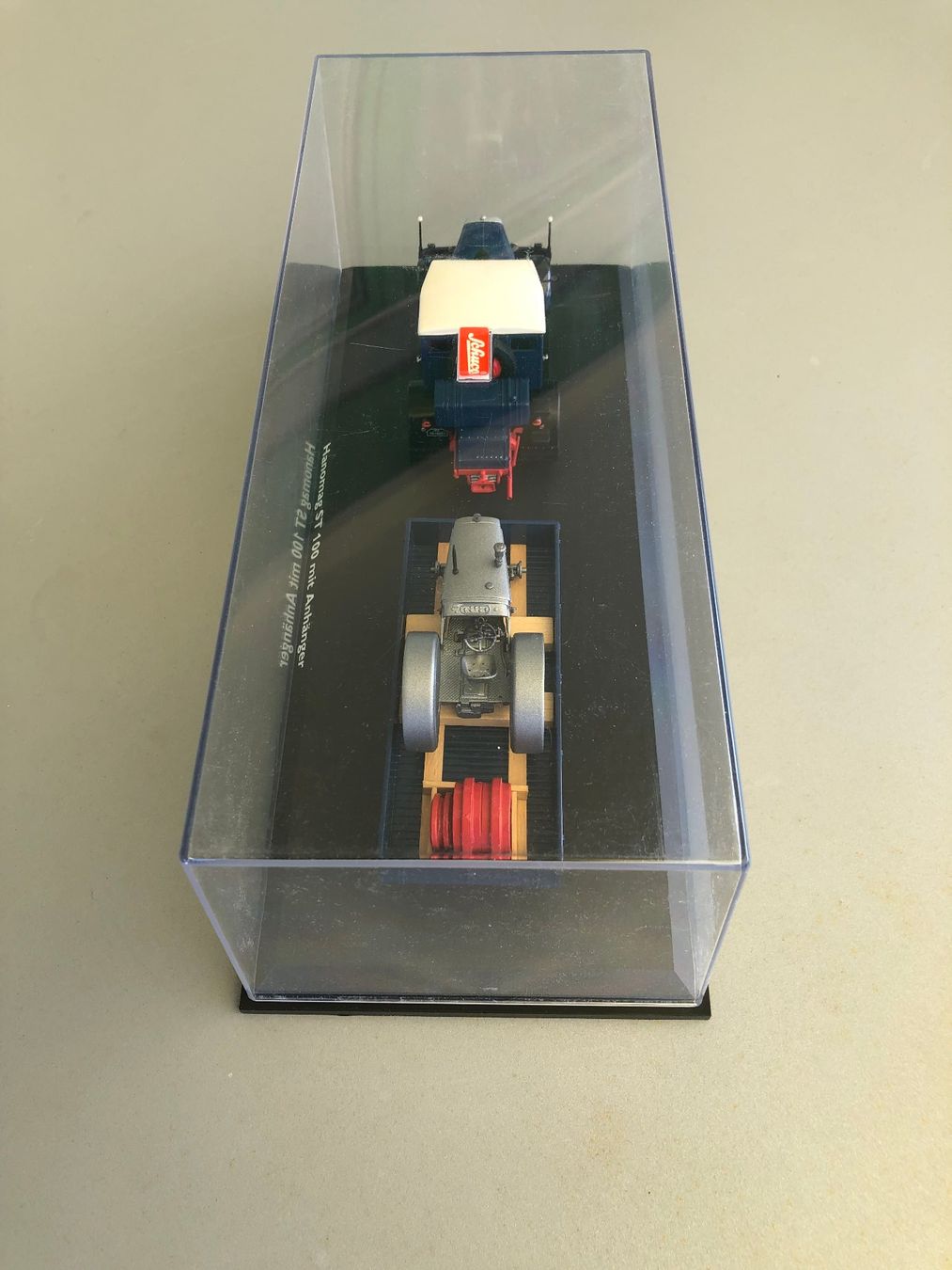 Schuco Kit di modellismo & Modellini statici: Hanomag ST 100 Schlepper mit Anhänger & Traktor – Usato da Zell ZH venduto da humarosch 8