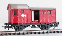 Märklin Güter-Begleitwagen f. Feuerwehr-Szene modifiziert H0