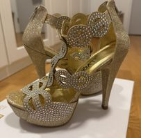 Gold Schuhe Grösse 36