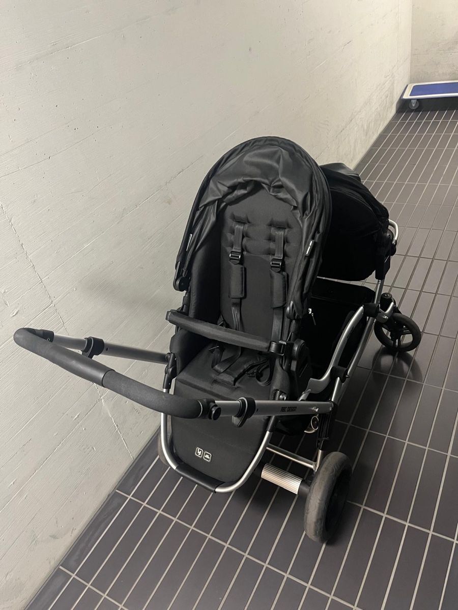 ABC Design Carrozzine: ABC Design Zoom Twin Pushchair Black Used – Usato da Glattpark(Opfikon) venduto da Hacc_12 3