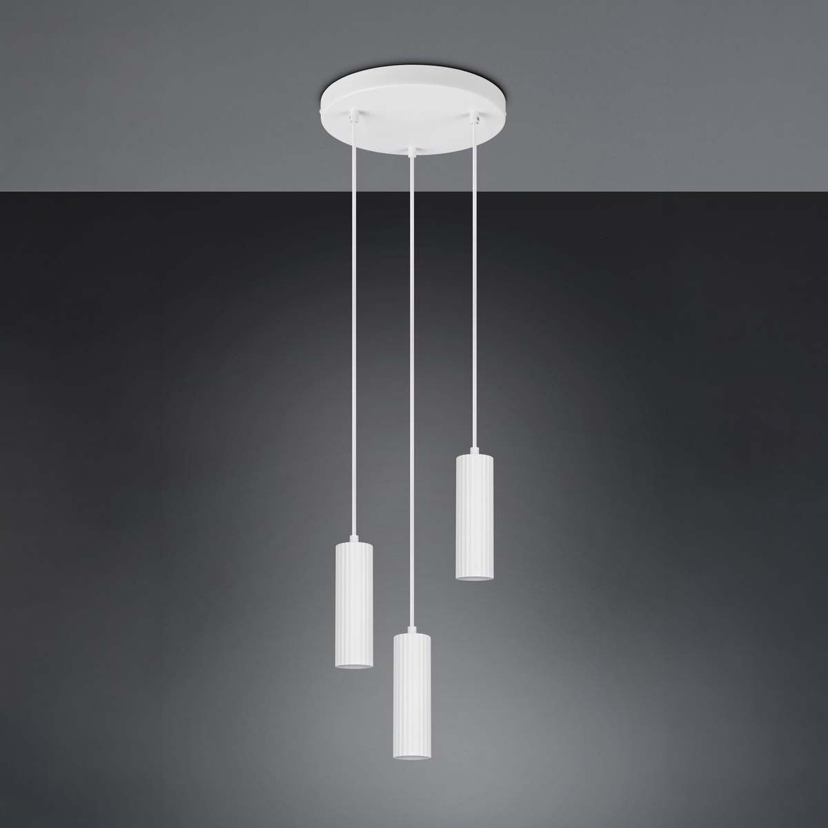 Lampadari & plafoniere: Pendelleuchte, Weiss, Rund, 28 cm Ø – Nuovo (secondo la descrizione) da Kreuzlingen venduto da Smart-Light 3
