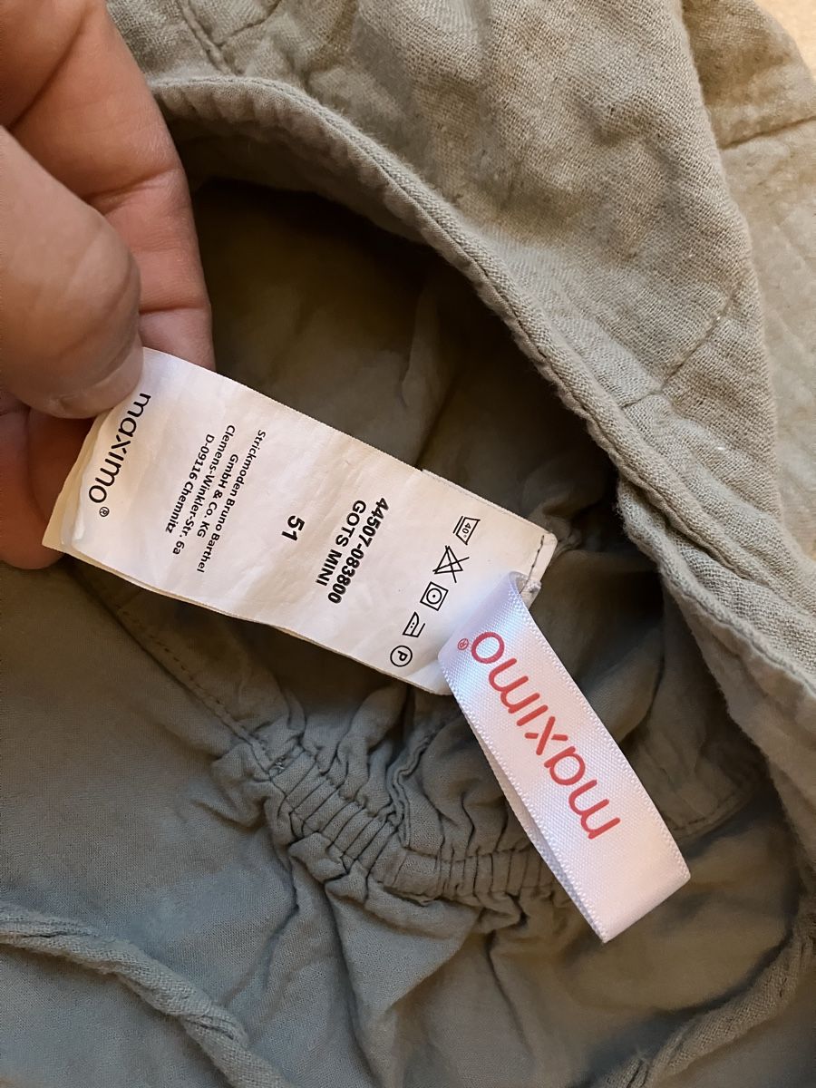 Maximo Altro abbigliamento per bambino: Maximo Sonnenhut Gr. 51 Musselin – Usato da Basel venduto da Lillybeth 2