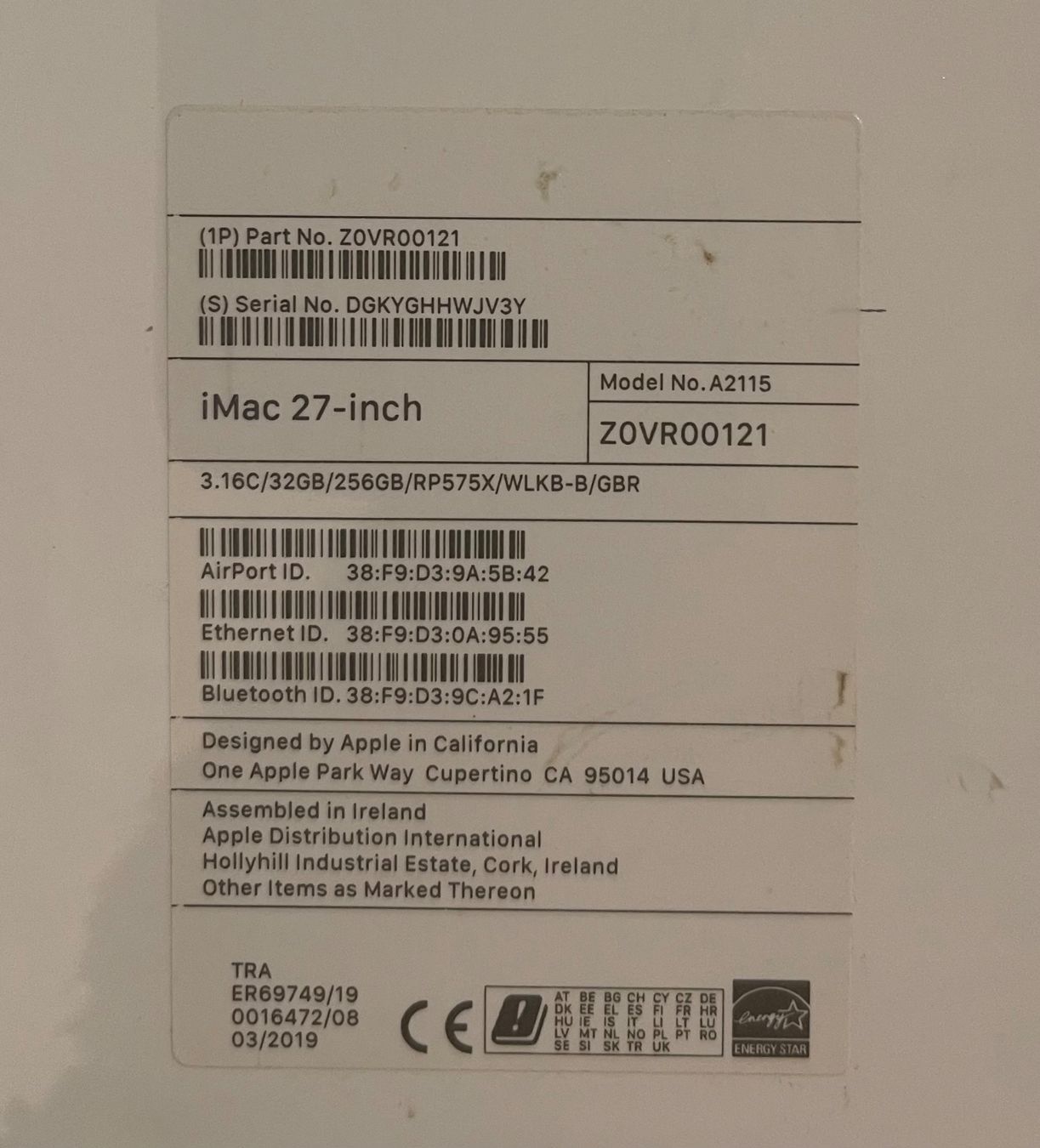 Apple PC: iMAC 27" I5 32GB 256GB SSD – Usato da Unterägeri venduto da eve_76lj 6