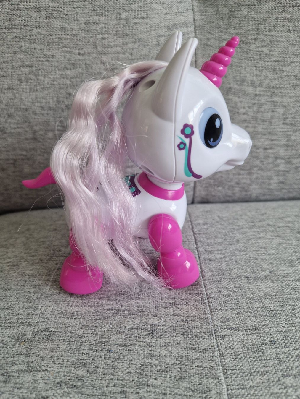 Spielzeuge: Spielzeug Einhorn weiss rosa, Marke: Silverit – Gebraucht aus Rebstein von Ajs_Toy_Palast_1