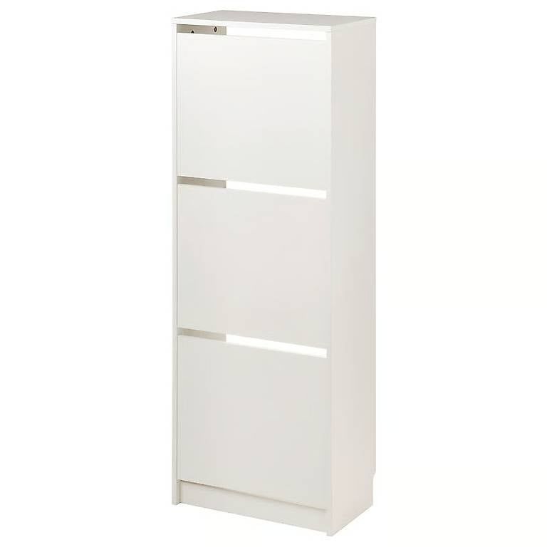 Armoires: Armoire à chaussures IKEA BISSA blanche – D'occasion à Geneve par pap_h82w