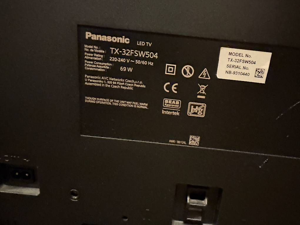 Fernseher: Panasonic TX-32FSW504 – Gebraucht aus Unterseen von pinandgreen 2