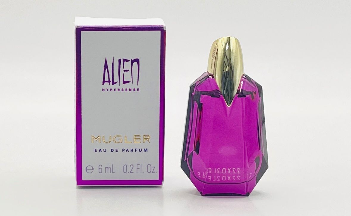 Mugler Parfum & Eau de Toilette: Miniature Thierry Mugler Alien Hypersense Eau de Parfum 6 ml – Gebraucht aus Fully von