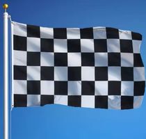 Schachbrett Racing Checkers Flagge 90x150 cm Schwarz-Weiss